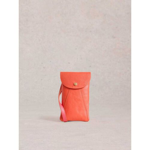 White Stuff Coco Leather Phone Bag